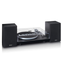 Vinyl record player with 2 external speakers Lenco LS500BK black