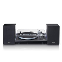 Vinyl record player with 2 external speakers Lenco LS500BK black